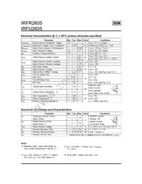 IRFR2605 Datasheet Page 2
