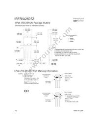 IRFR2607Z Datasheet Page 10