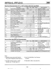 IRFR3103TRR Datasheet Page 2
