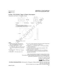 IRFR3504TRPBF Datasheet Page 11