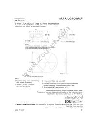 IRFR3704TRRPBF Datasheet Page 9