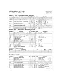 IRFR3706CTRLPBF Datasheet Page 2