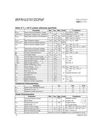 IRFR3707ZCTRLP Datasheet Page 2