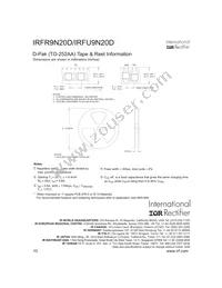 IRFR9N20DTRR Datasheet Page 10