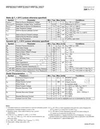 IRFS3507 Datasheet Page 2