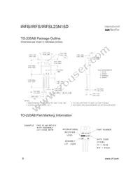 IRFSL23N15D Datasheet Page 8