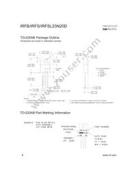 IRFSL23N20D Datasheet Page 8