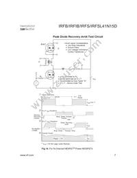 IRFSL41N15D Datasheet Page 7