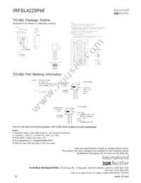 IRFSL4229PBF Datasheet Page 8