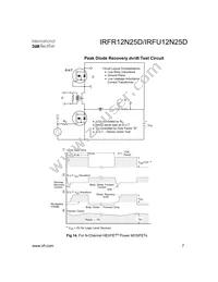 IRFU12N25D Datasheet Page 7