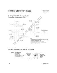 IRFU12N25D Datasheet Page 8