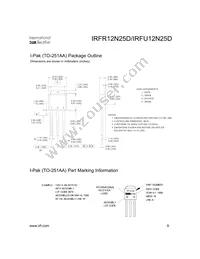 IRFU12N25D Datasheet Page 9