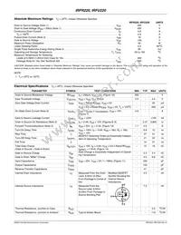 IRFU220_R4941 Datasheet Page 2