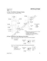 IRFU3709Z-701P Datasheet Page 9