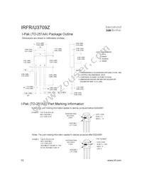 IRFU3709Z-701P Datasheet Page 10