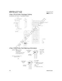 IRFU3710Z-701P Datasheet Page 10