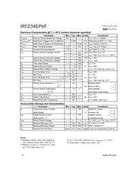 IRFZ34EPBF Datasheet Page 2