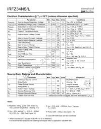 IRFZ34NL Datasheet Page 2