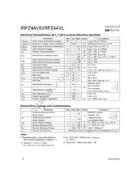 IRFZ44VSTRR Datasheet Page 2