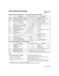 IRFZ46NSTRL Datasheet Page 2