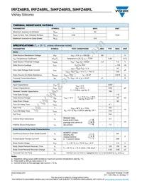 IRFZ48RSPBF Datasheet Page 2