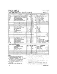 IRFZ48ZS Datasheet Page 2
