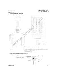 IRFZ48ZS Datasheet Page 11