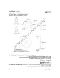 IRFZ48ZS Datasheet Page 12
