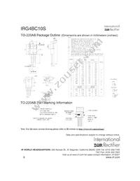 IRG4BC10S Datasheet Page 8