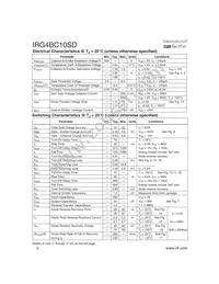 IRG4BC10SD Datasheet Page 2