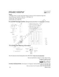 IRG4BC10SDPBF Datasheet Page 10