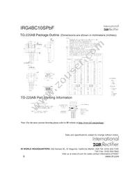 IRG4BC10SPBF Datasheet Page 8