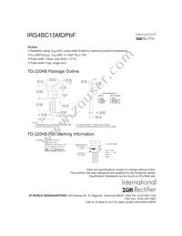 IRG4BC15MDPBF Datasheet Page 10