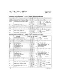 IRG4BC20FD-SPBF Datasheet Page 2