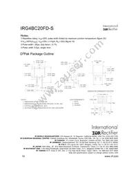 IRG4BC20FD-STRR Datasheet Page 10