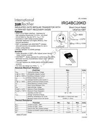 IRG4BC20KD Datasheet Cover