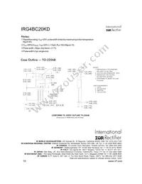 IRG4BC20KD Datasheet Page 10