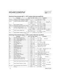 IRG4BC20MDPBF Datasheet Page 2