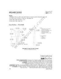 IRG4BC20SD Datasheet Page 10