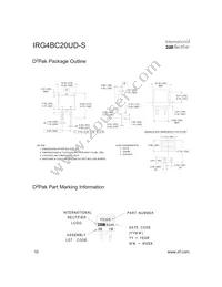 IRG4BC20UD-STRR Datasheet Page 10