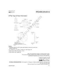 IRG4BC20UD-STRR Datasheet Page 11