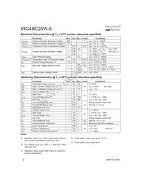 IRG4BC20W-S Datasheet Page 2