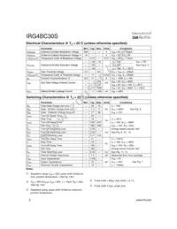 IRG4BC30S Datasheet Page 2