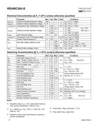 IRG4BC30U-S Datasheet Page 2