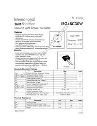 IRG4BC30W Cover