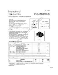 IRG4BC30W-STRL Datasheet Cover