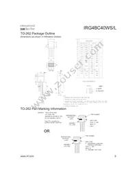 IRG4BC40W-S Datasheet Page 9