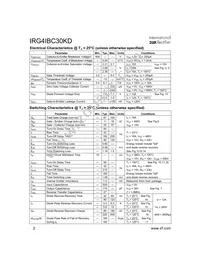 IRG4IBC30KD Datasheet Page 2