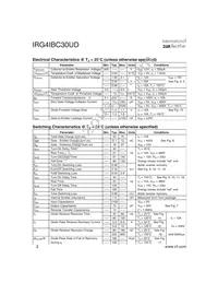 IRG4IBC30UD Datasheet Page 2