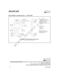 IRG4PC40F Datasheet Page 8